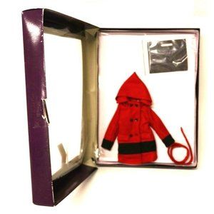 Robert Tonner Tyler Wentworth Collection - Weekend Retreat - Red Long Coat & Bag